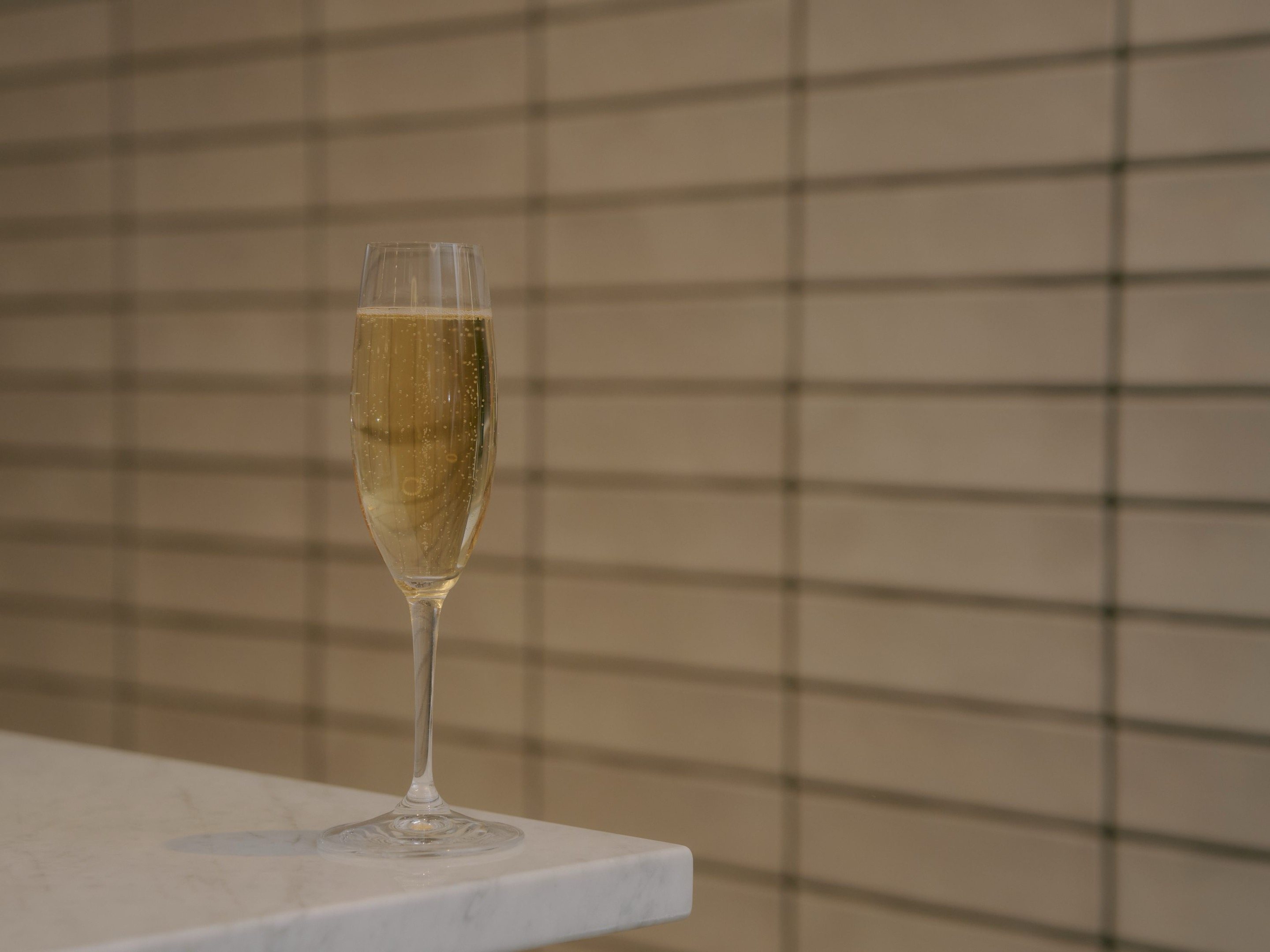 Champagne service at the brasserie